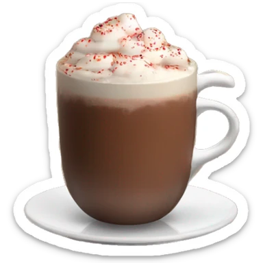 Hot Chocolate with Chrismas  sticker
