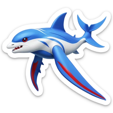 Silvally-Kyogre-Latios-Fakémon-hybrid-creature (full body)  sticker