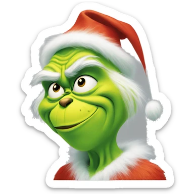 the grinch sticker