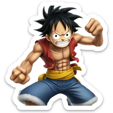 Monkey d luffy gear 5 sticker