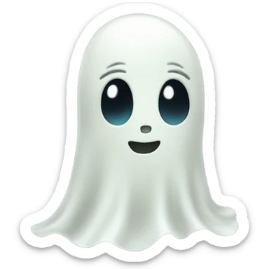 A cute little ghost sticker