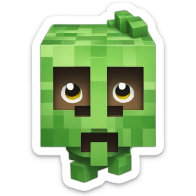 Creeper minecraft sticker