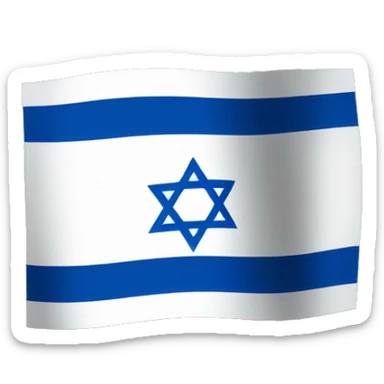 Israel flag sticker