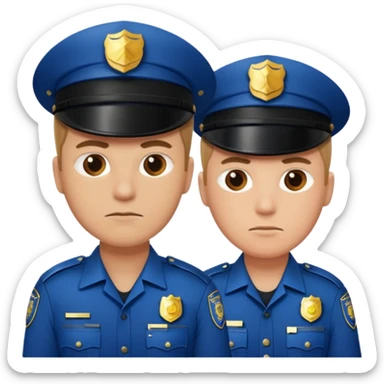 two police amosfan baton sticker
