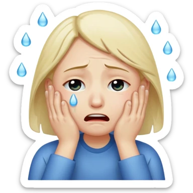 Insanely sad  sticker