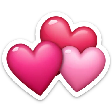 Hearts sticker