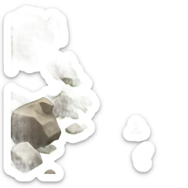 mountain trail sticker