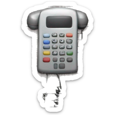 90s brick phone sticker