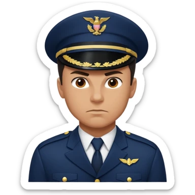 powerful pumped-up fighter of the navy sticker