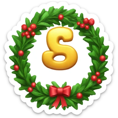 Advent Kranz sticker