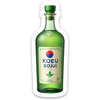 korean soju sticker