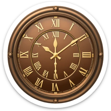 symbole du temps qui passe sticker