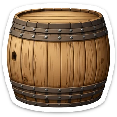 whiskey cask sticker