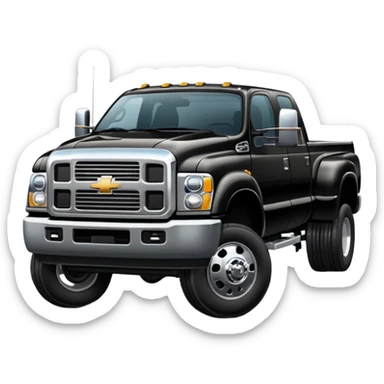 dually truck 3500 sticker