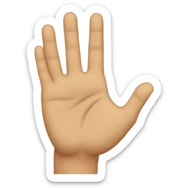 Gojo domain expansion hand sign sticker