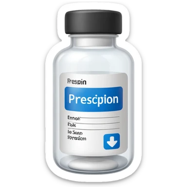 Pharmacy prescription  sticker