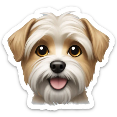 Dog morkie  sticker