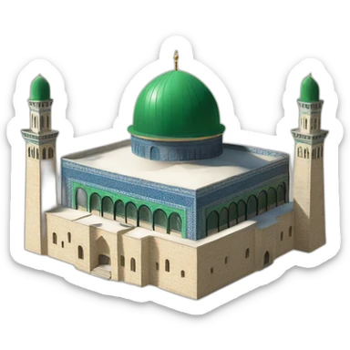 mosquée al aqsa sticker