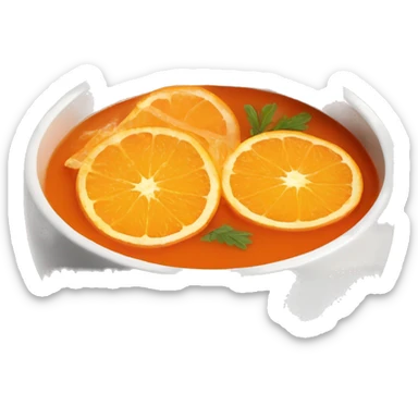 orange borscht sticker
