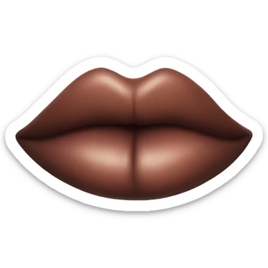 Man lips sticker