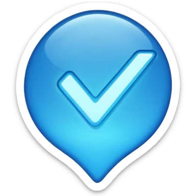 blue verified tick for whatsapp sticker