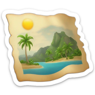 Carte Martinique  sticker