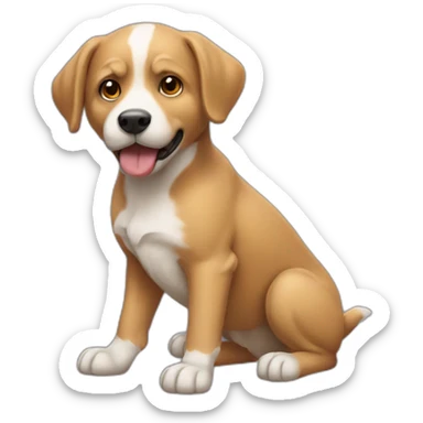 chien qui joue aux jeux vidéos sticker