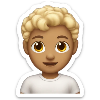 cupid light skin with wings sticker