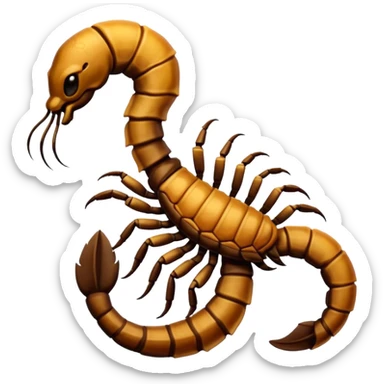 Scorpion tail. sticker