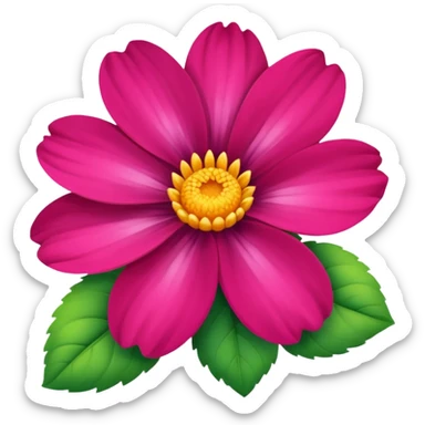 a beautiful flower sticker