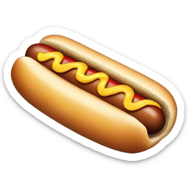 8 bit pixel art hot dog sticker