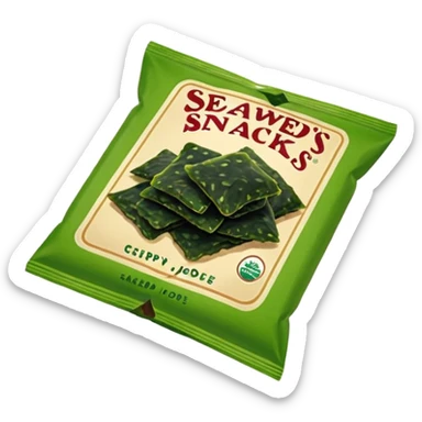 seaweed snacks trader joes  sticker
