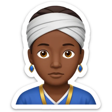 filipino wearing salakot sticker