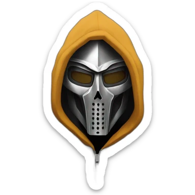 mf doom rapper sticker