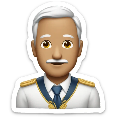 Señor de 40 años con vigote sticker