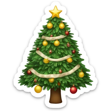 Christmastree sticker