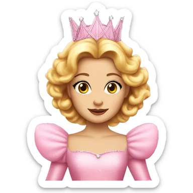 Glinda the good pink sticker