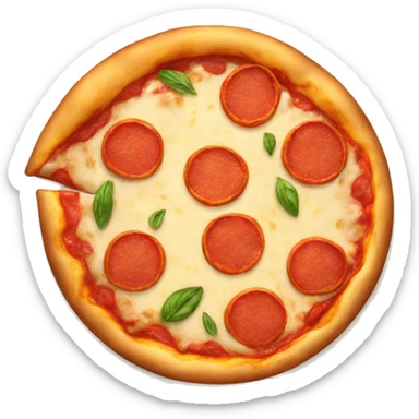 Pizza sticker