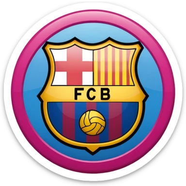 FC Barcelona logo sticker