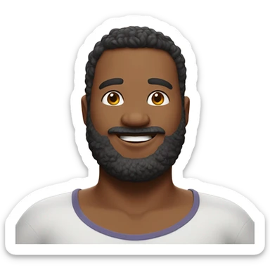 Fat hairy gay man sticker