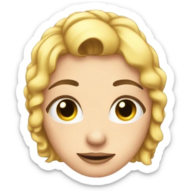 Woman face where one hand is one the forehead, like somebody had just judged you and your like upsi my bad  sticker