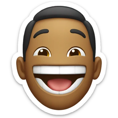 Laugh sticker