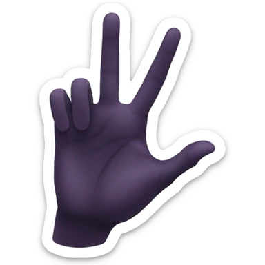 Unlimited Void Domain Expansion Handsign sticker