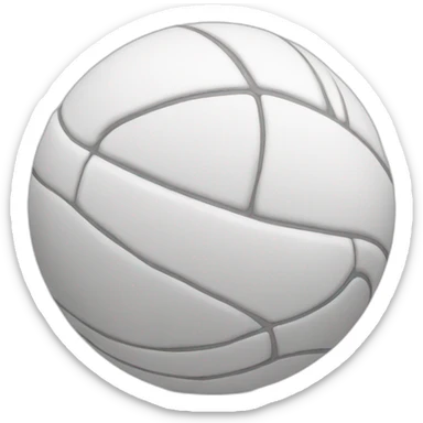 withe ball sticker