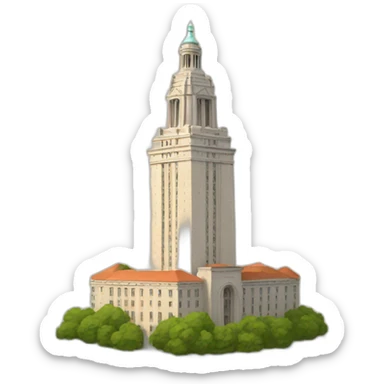 UT tower sticker