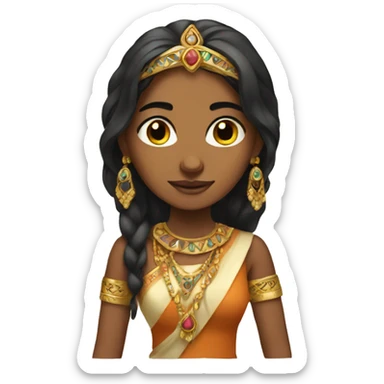 Indian princess  sticker