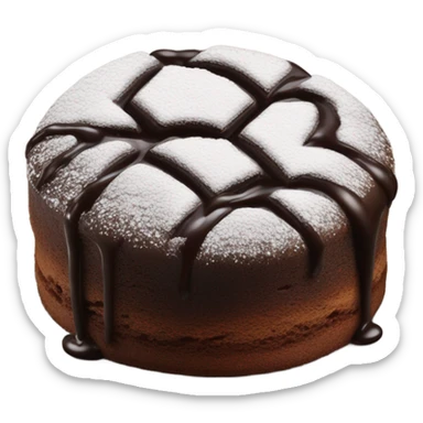 chocolate lava cake sticker
