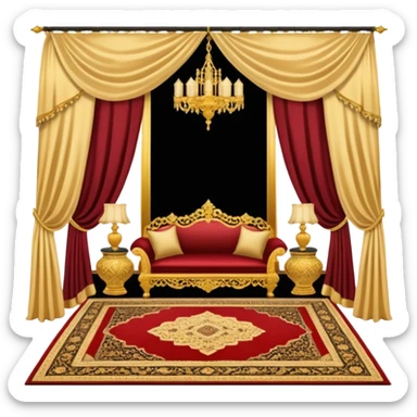 wealthy persian room sticker