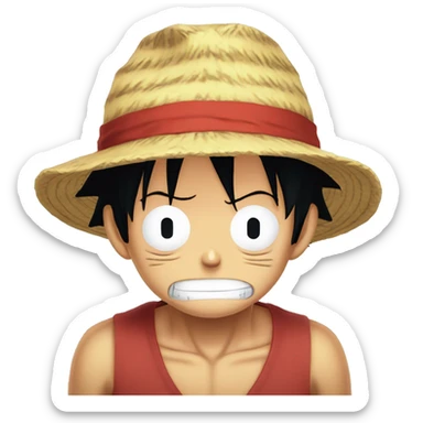 monkey D.Luffy sad sticker