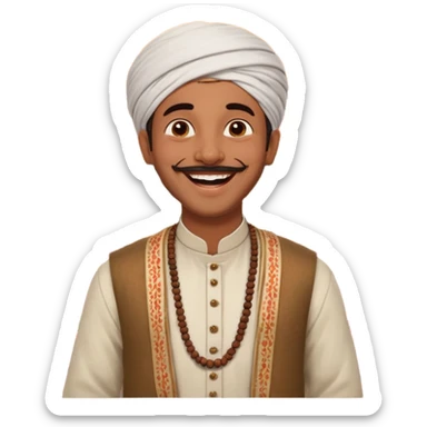 a guy from kerala laughing need his back ground in shop sticker